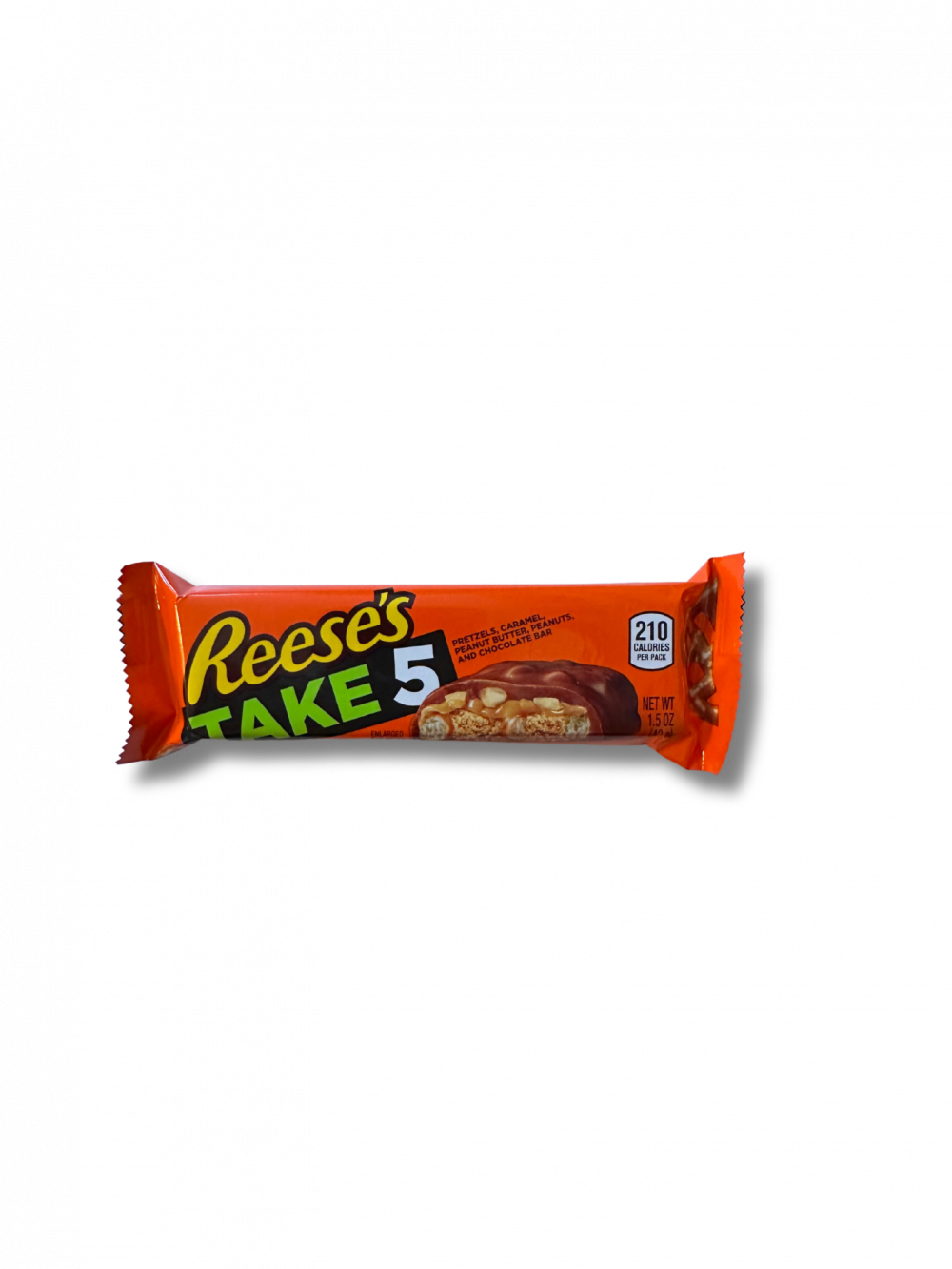 Der Reese's Take Five Riegel ist eine köstliche Mischung aus fünf beliebten Zutaten: Erdnussbutter, Karamell, Erdnüsse und Schokolade umhüllen einen kernigen Brezelkern. Ein Snack, der dich in eine Geschmacksexplosion versetzt. […] - Breddas Hemp & Sweets Company Wuppertal