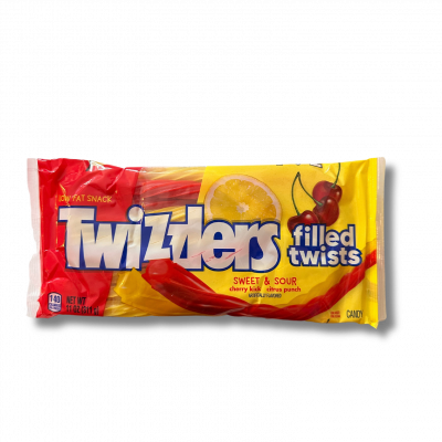 Die Twizzlers Filled Twists Sweet & Sour sind eine einzigartige Geschmacksexplosion. Die süßen und sauren Füllungen in der Drehung machen jeden Bissen zu einem unvergesslichen Erlebnis. Wuppertal Breddas